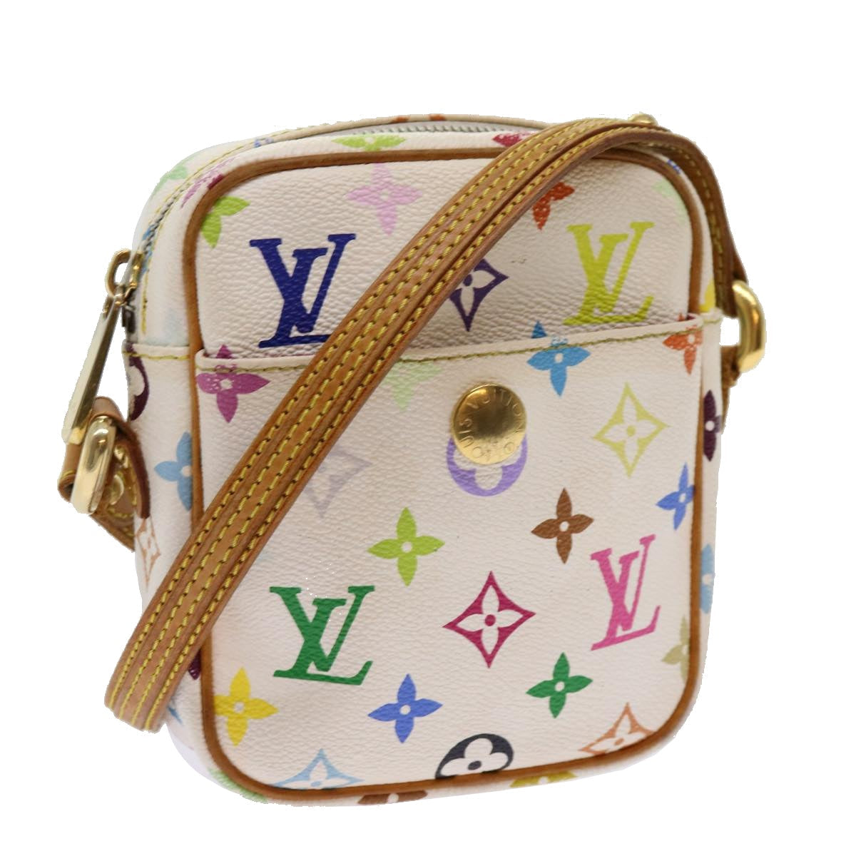 LOUIS VUITTON Monogram Multicolor lift Shoulder Bag White M40055 LV 69850