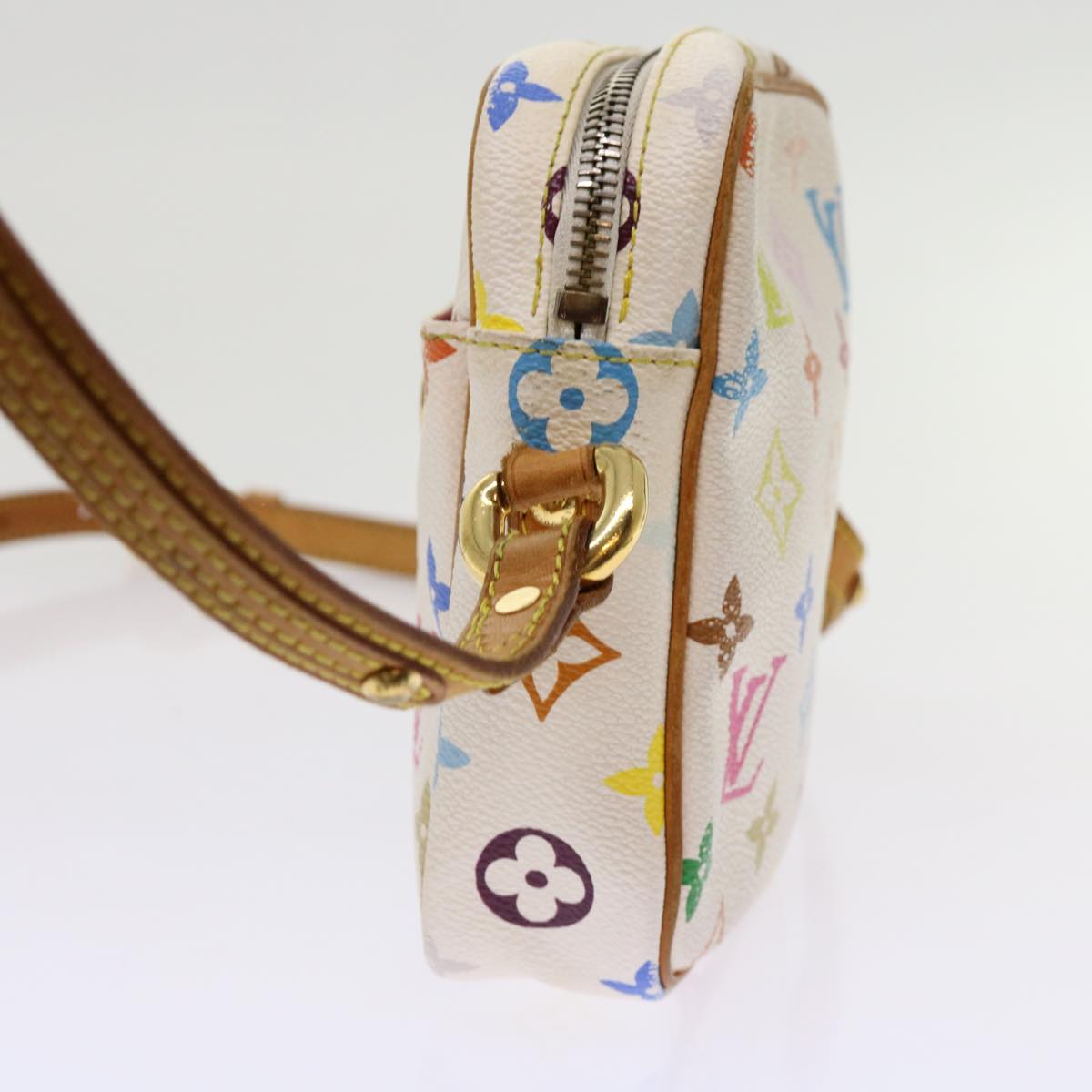 LOUIS VUITTON Monogram Multicolor lift Shoulder Bag White M40055 LV 69850