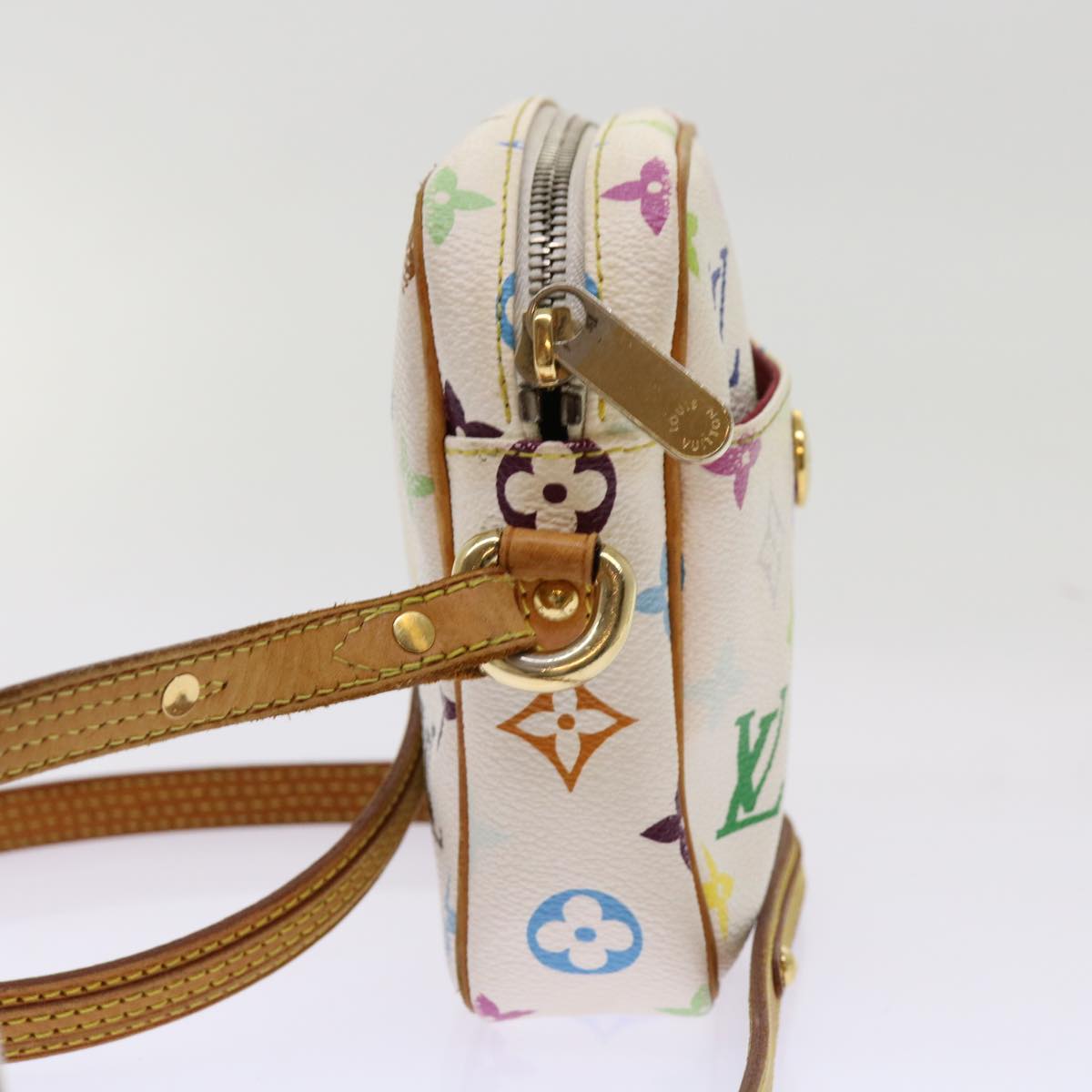 LOUIS VUITTON Monogram Multicolor lift Shoulder Bag White M40055 LV 69850