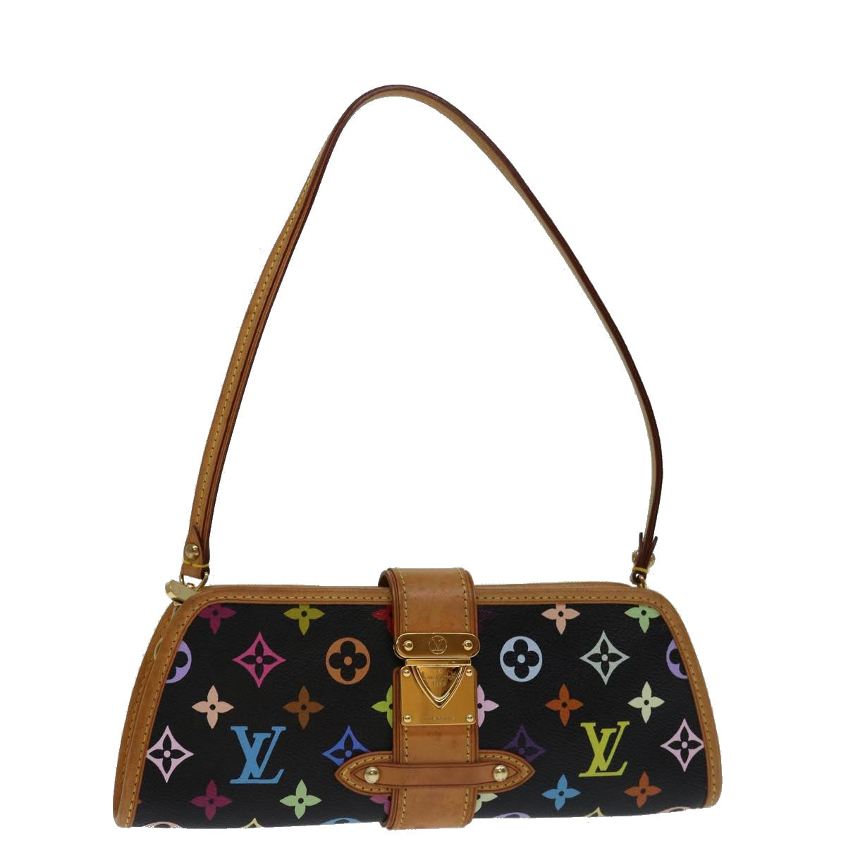 LOUIS VUITTON Monogram Multicolor Shirley Shoulder Bag Black M40050 69858A