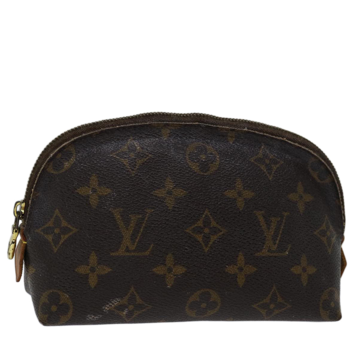 LOUIS VUITTON Monogram Pochette Cosmetic PM Cosmetic Pouch M47515 LV 69862