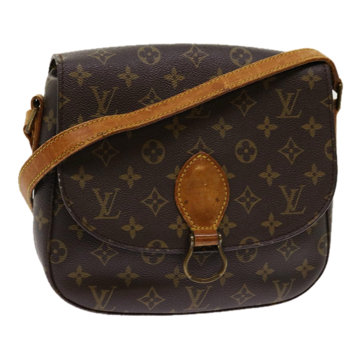 LOUIS VUITTON Monogram Saint Cloud GM Shoulder Bag M51242 LV 69869