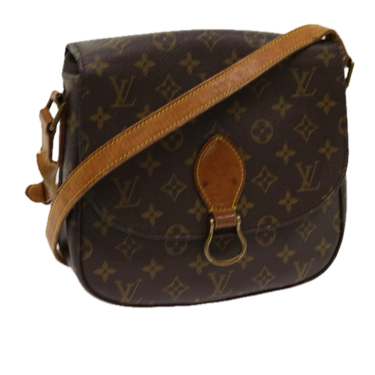 LOUIS VUITTON Monogram Saint Cloud GM Shoulder Bag M51242 LV 69870