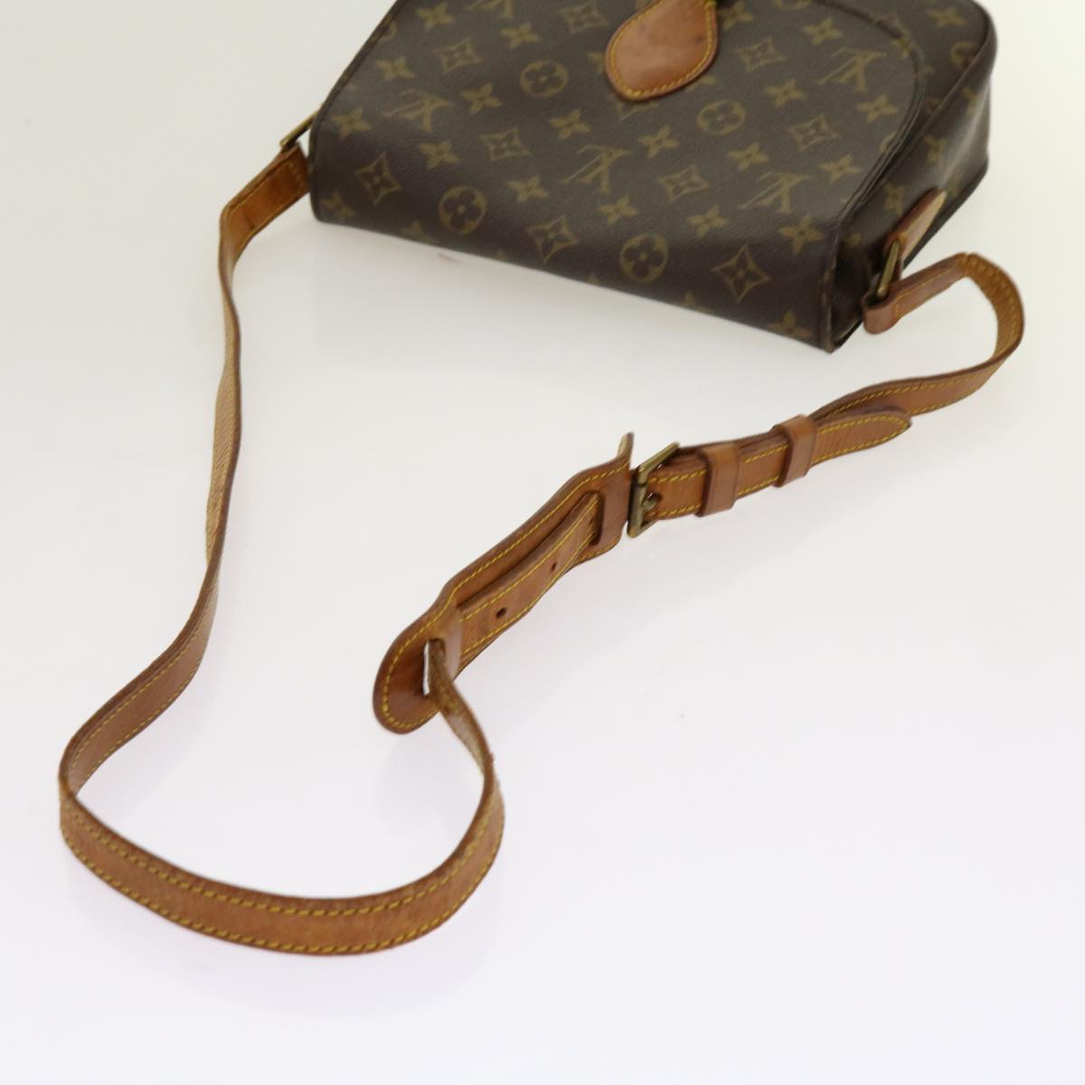 LOUIS VUITTON Monogram Saint Cloud GM Shoulder Bag M51242 LV 69870