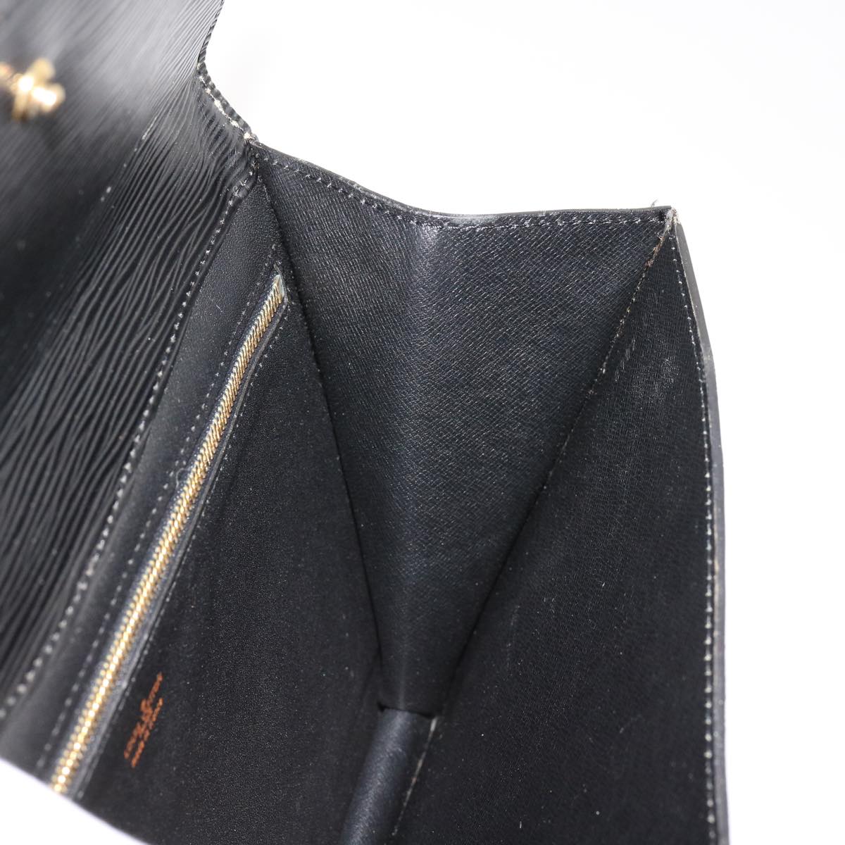 LOUIS VUITTON Epi Montaigne 27 Clutch Bag Black M52652 LV 69871