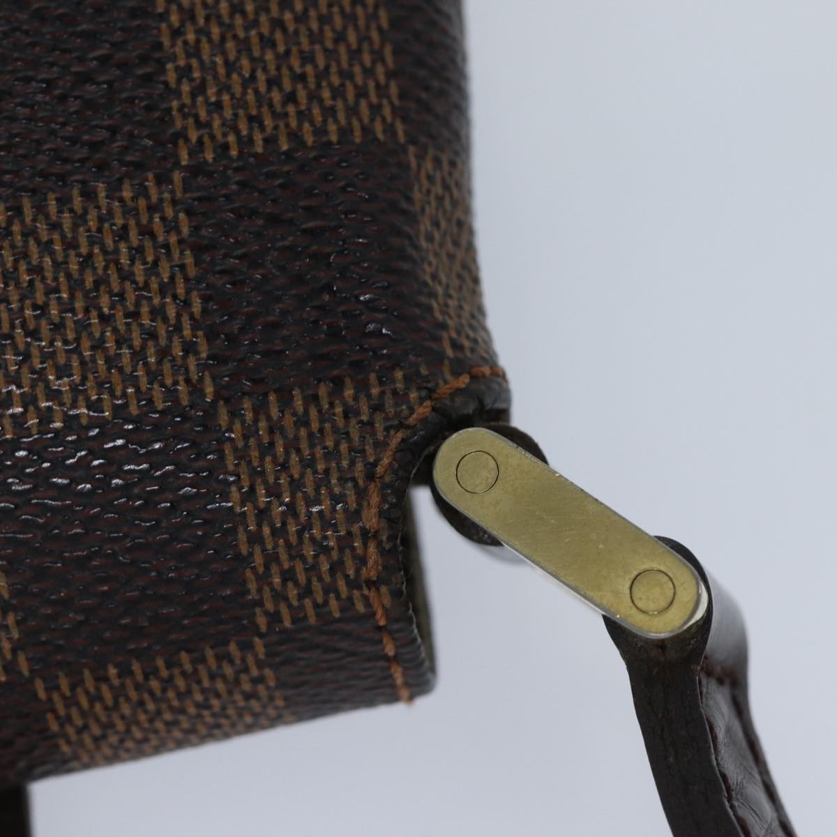 LOUIS VUITTON Damier Ebene Musette Tango Shoulder Bag N51301 LV 69876