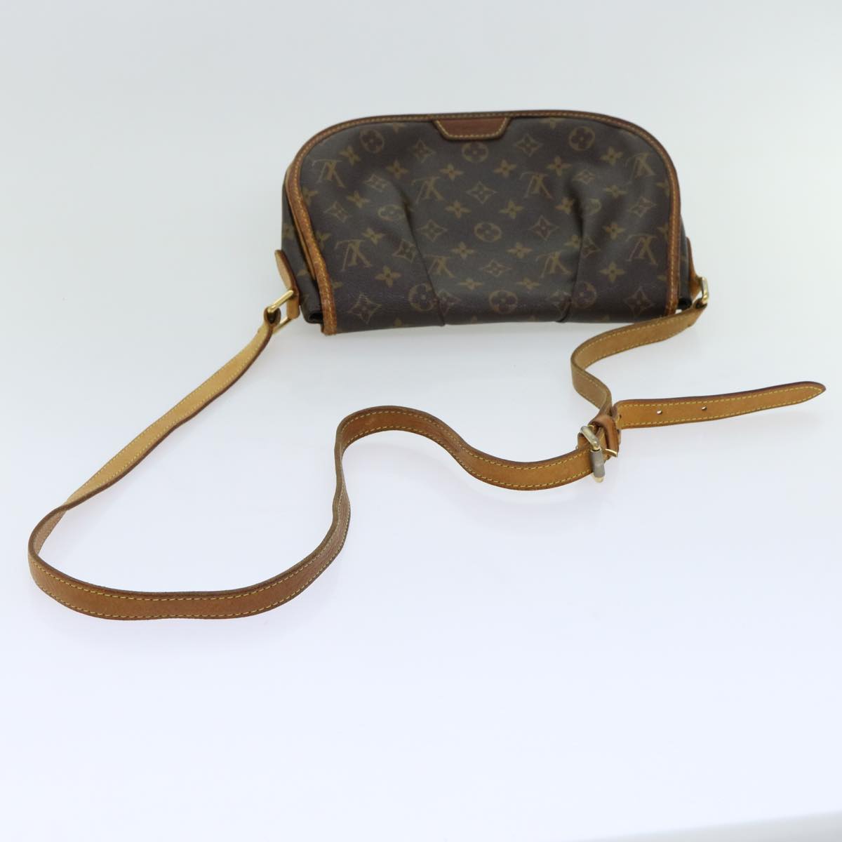 LOUIS VUITTON Monogram Menilmontant PM Shoulder Bag M40474 LV 69878