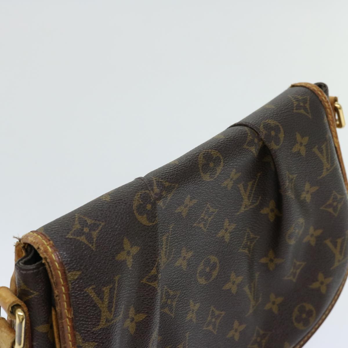 LOUIS VUITTON Monogram Menilmontant PM Shoulder Bag M40474 LV 69878