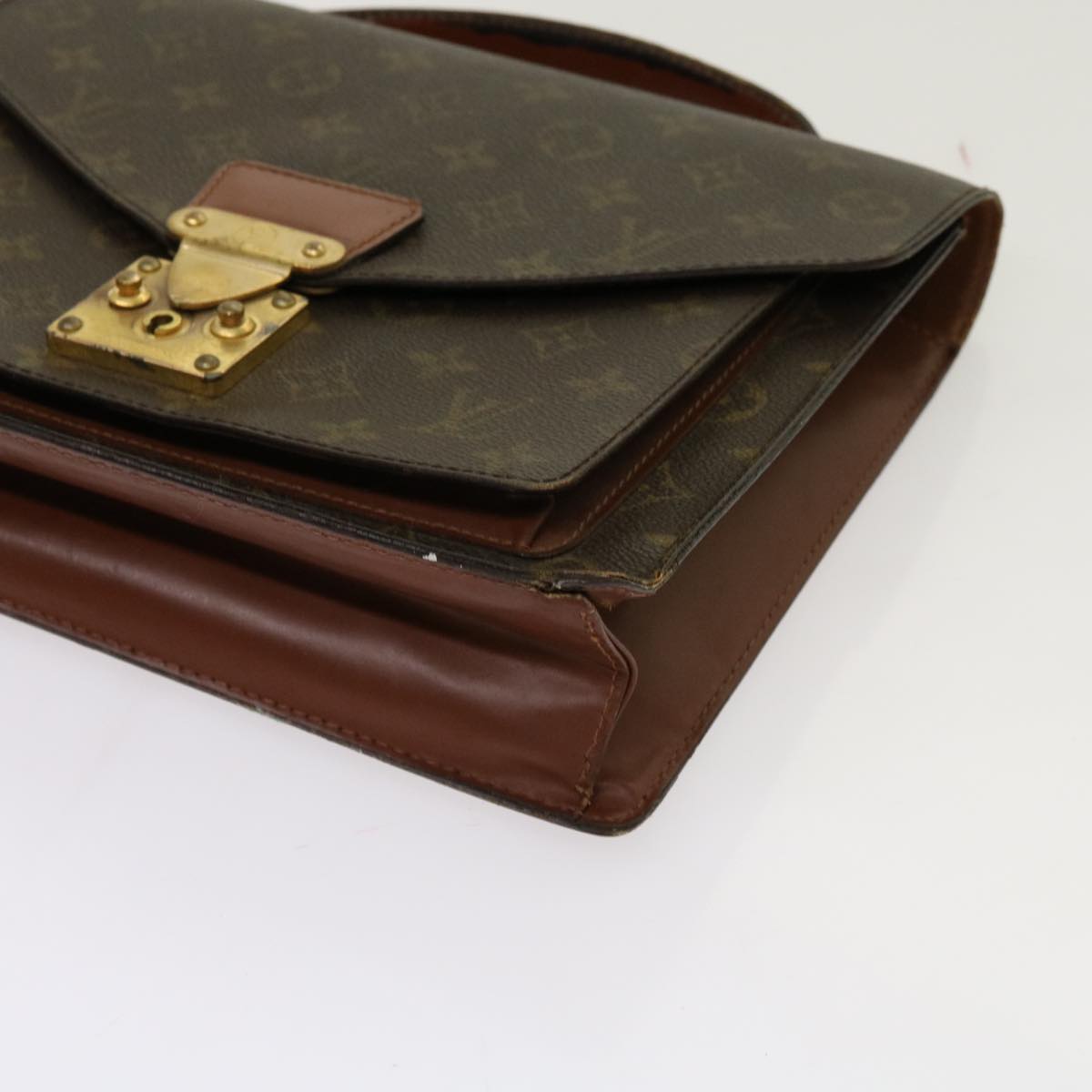 LOUIS VUITTON Monogram Monceau 28 Hand Bag 2way M51185 LV 69888