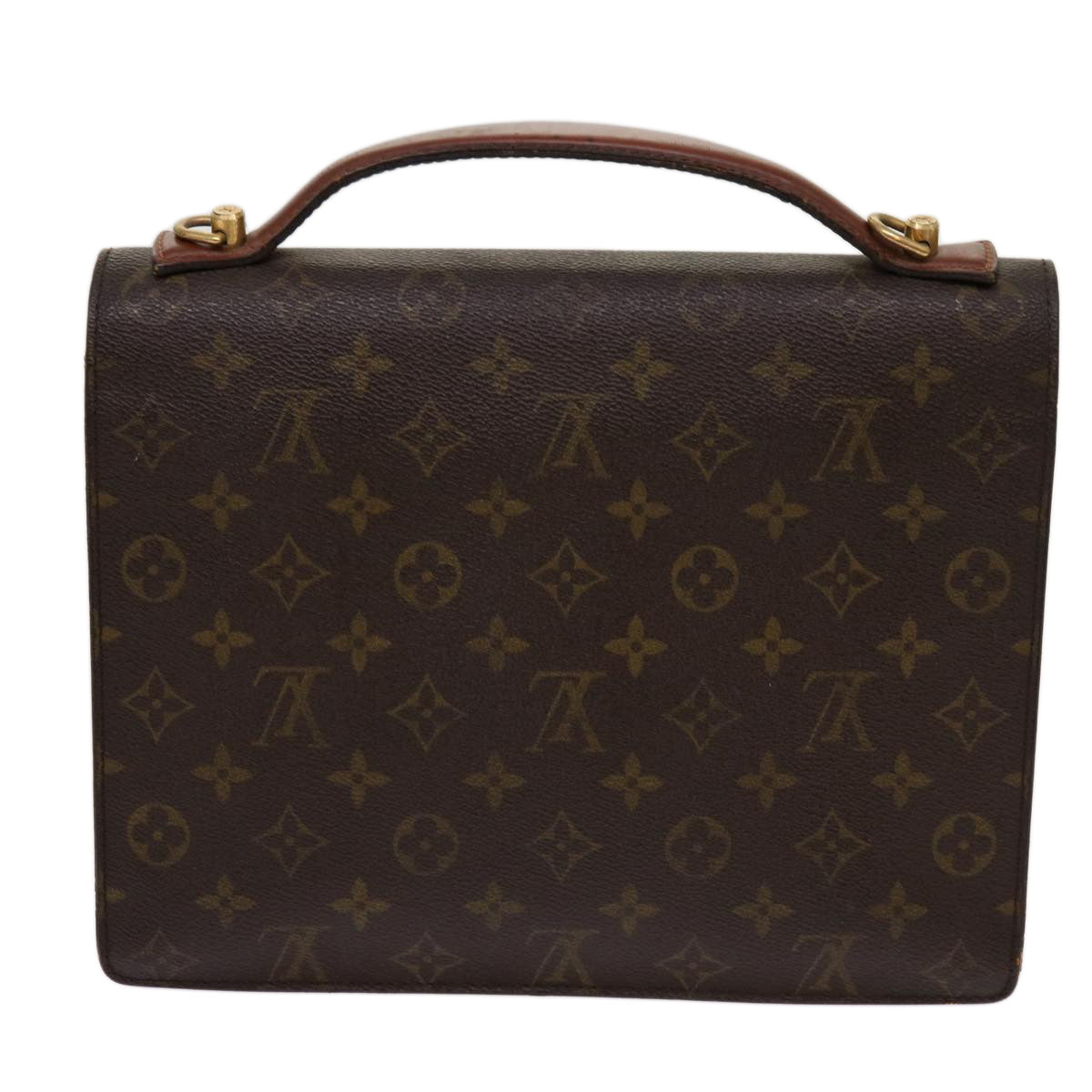 LOUIS VUITTON Monogram Monceau 28 Hand Bag 2way M51185 LV 69888