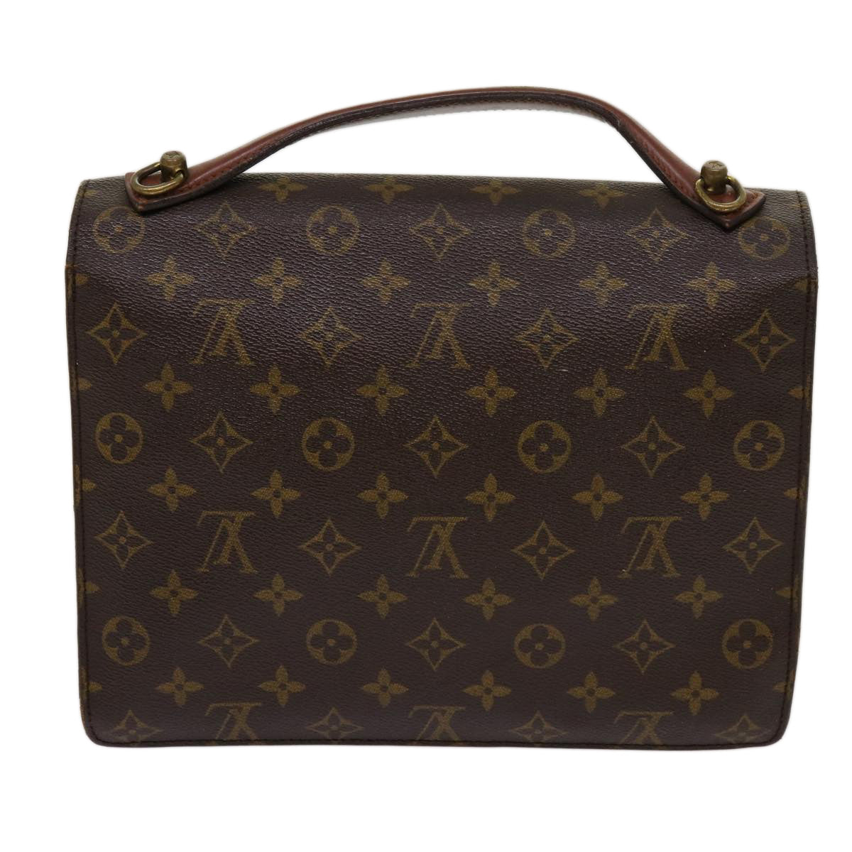 LOUIS VUITTON Monogram Monceau 28 Hand Bag 2way M51185 LV 69891