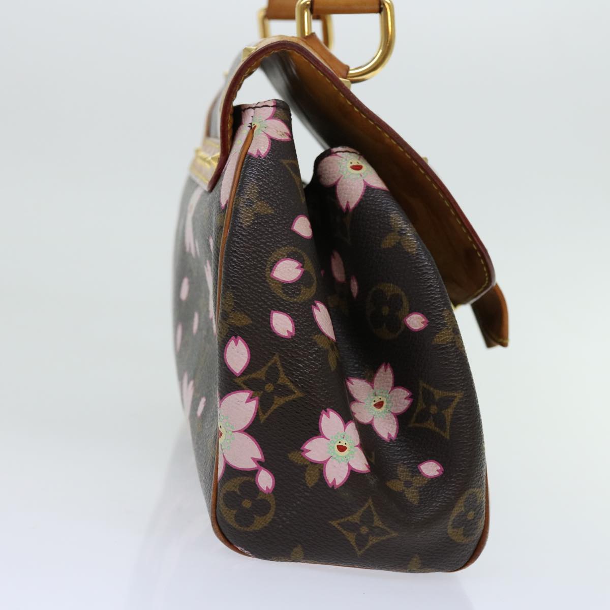 LOUIS VUITTON Monogram Cherry Blossom Sac Retro PM Hand Bag M92012 69900