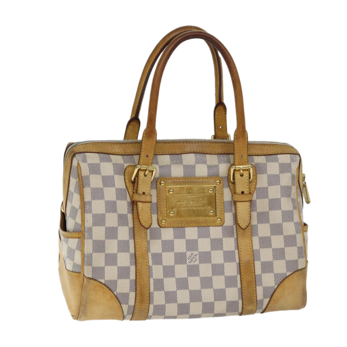 LOUIS VUITTON Damier Azur Berkeley Hand Bag N52001 LV 69902