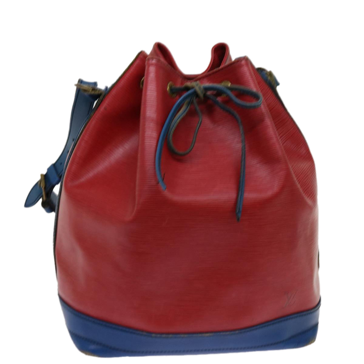 LOUIS VUITTON Epi Noe Shoulder Bag Bicolor Red Blue M44084 LV 69903