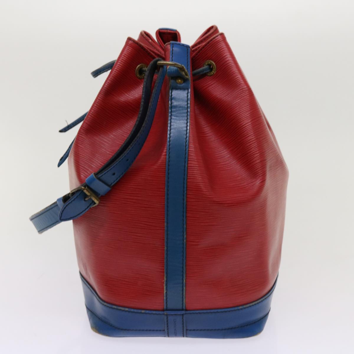 LOUIS VUITTON Epi Noe Shoulder Bag Bicolor Red Blue M44084 LV 69903