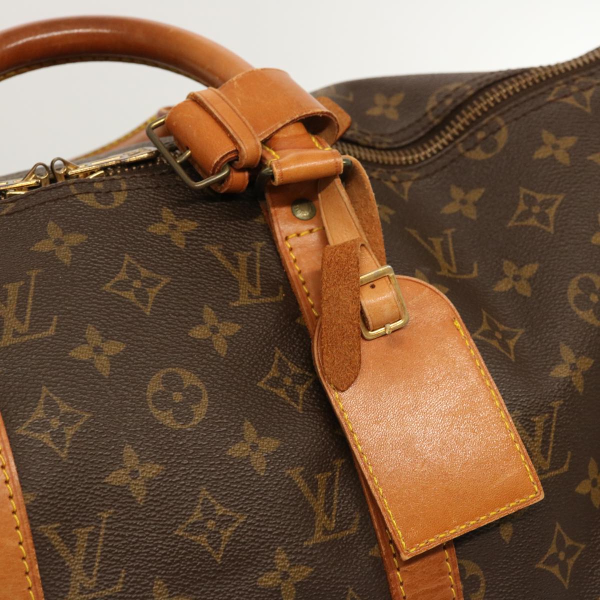 LOUIS VUITTON Monogram Keepall 50 Boston Bag M41426 LV 69915
