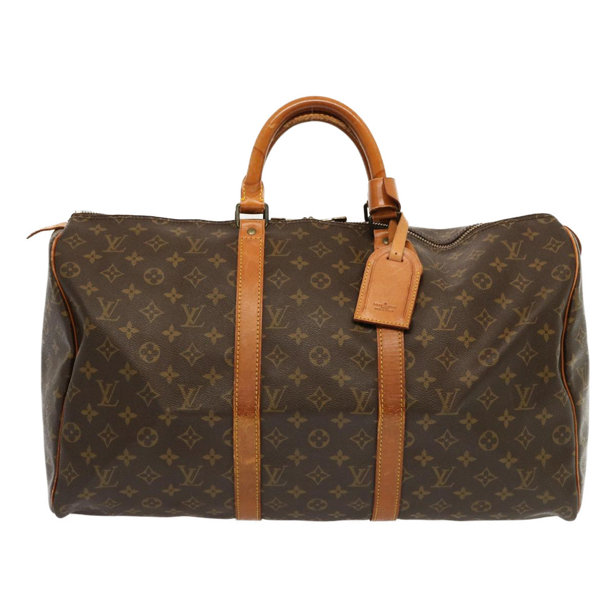 LOUIS VUITTON Monogram Keepall 50 Boston Bag M41426 LV 69915