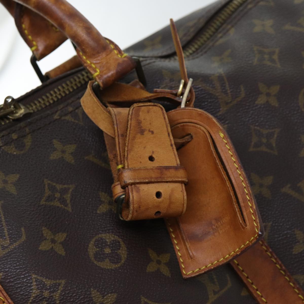 LOUIS VUITTON Monogram Keepall Bandouliere 50 Boston Bag M41416 LV 69916