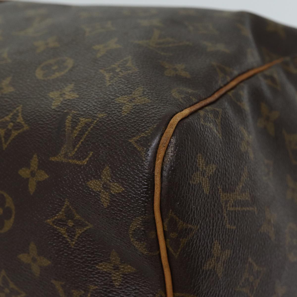 LOUIS VUITTON Monogram Keepall 55 Boston Bag M41424 LV 69921
