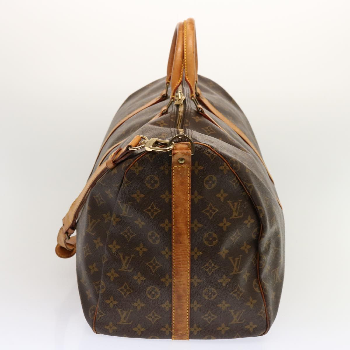 LOUIS VUITTON Monogram Keepall Bandouliere 55 Boston Bag M41414 LV 69922