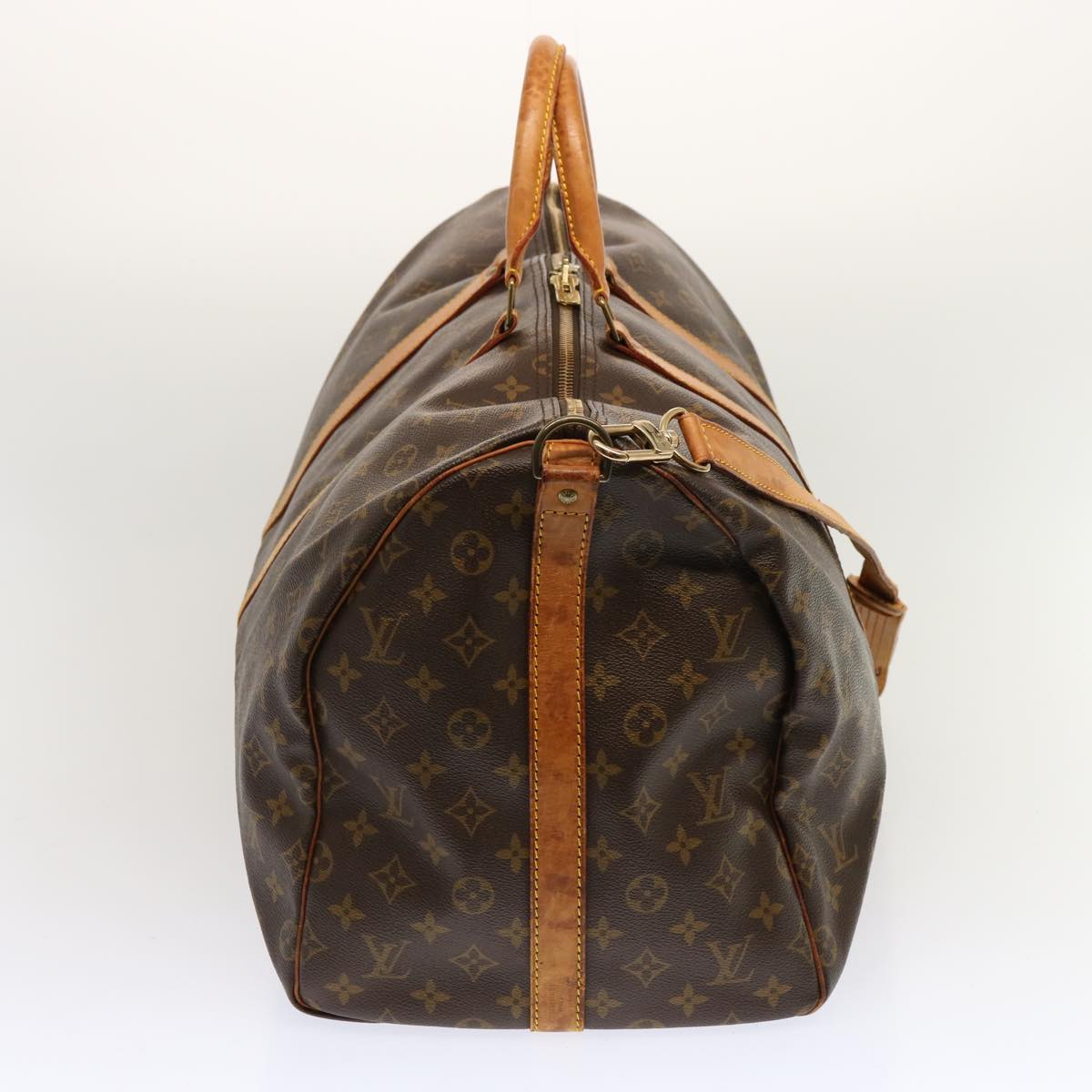 LOUIS VUITTON Monogram Keepall Bandouliere 55 Boston Bag M41414 LV 69922