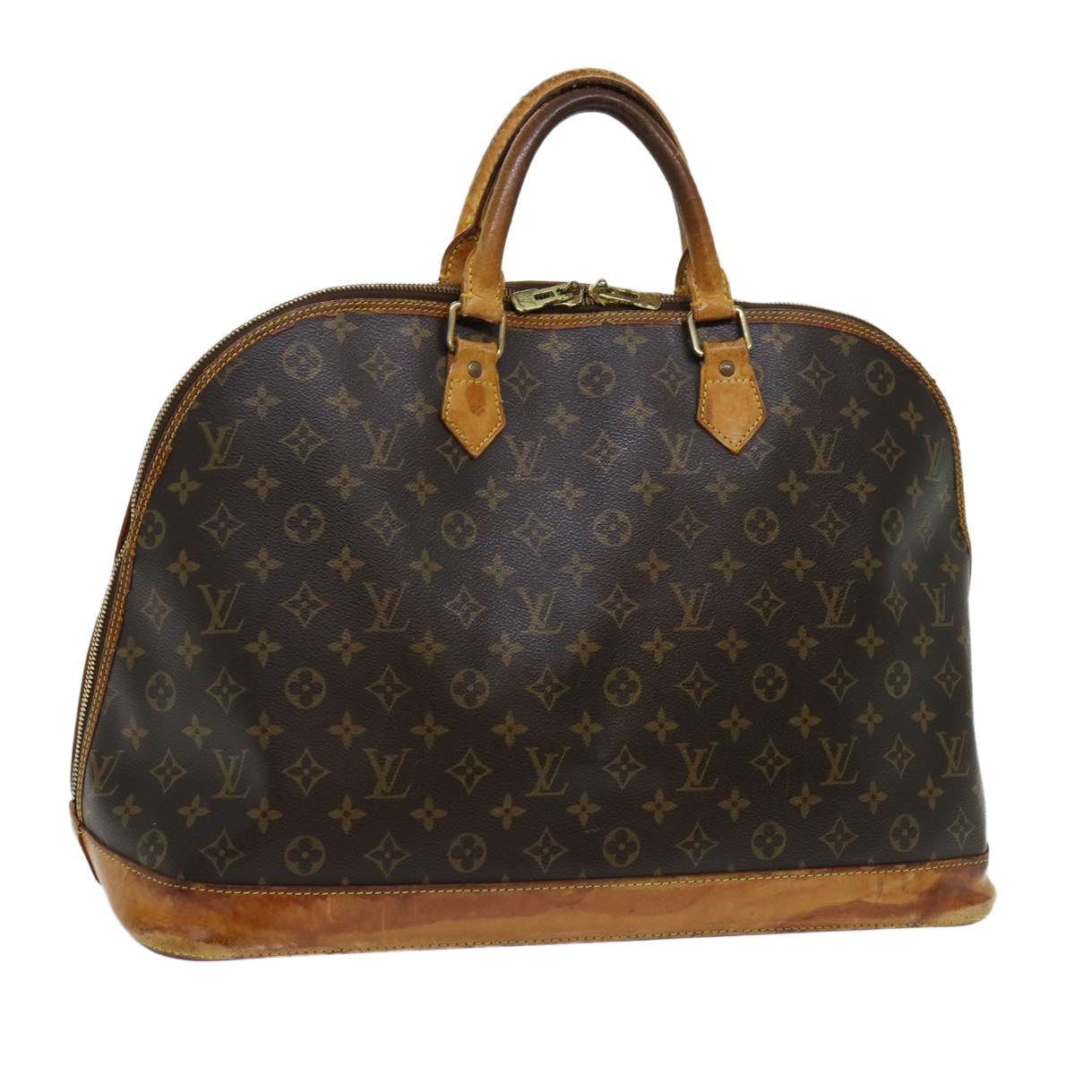 LOUIS VUITTON Monogram Alma Voyage MM Hand Bag M41446 LV 69931