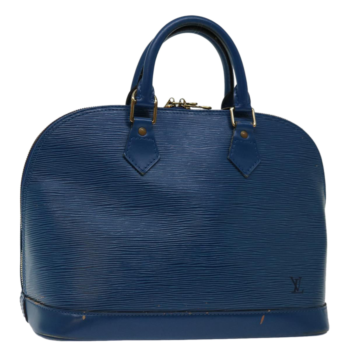 LOUIS VUITTON Epi Alma Hand Bag Toledo Blue M52145 LV 69932