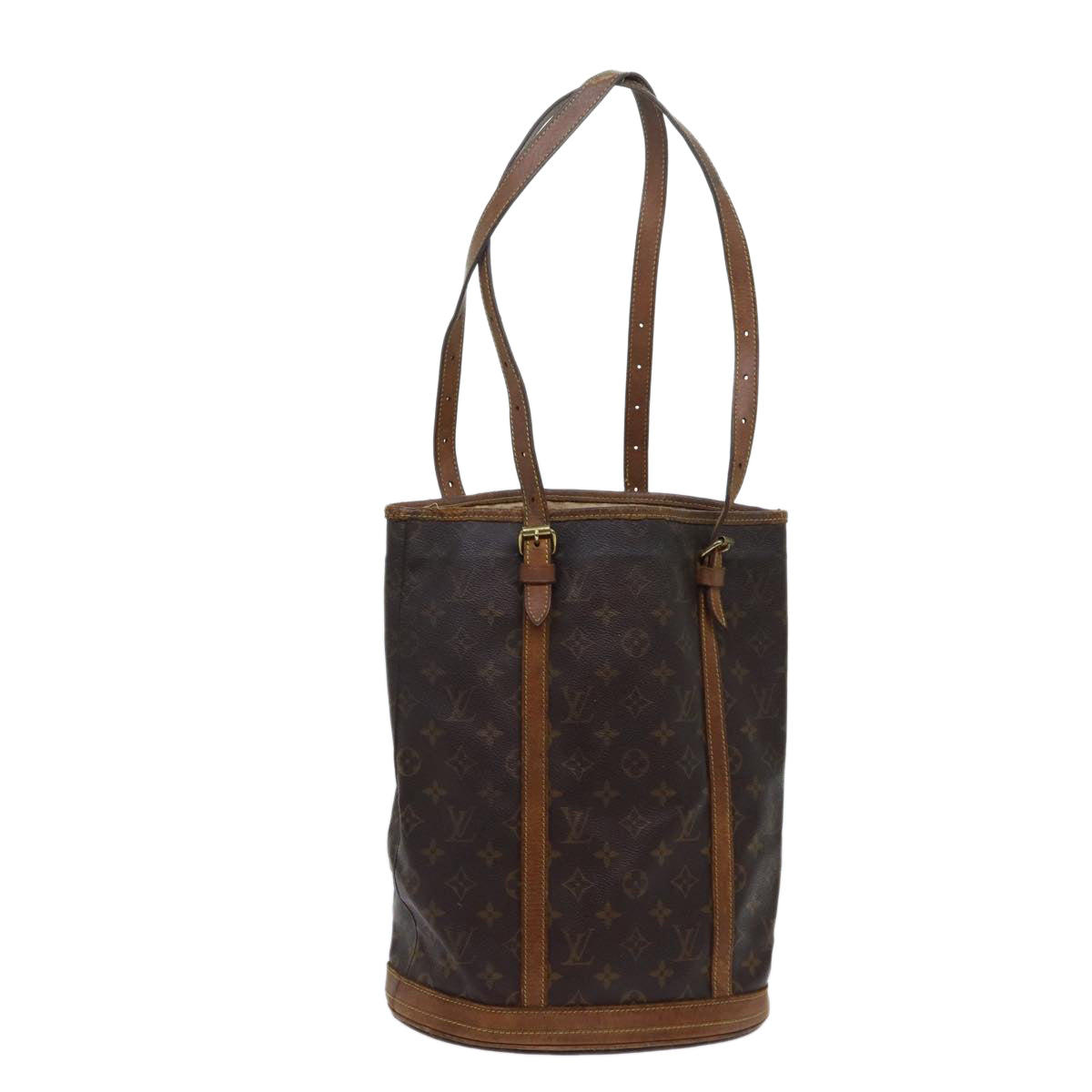 LOUIS VUITTON Monogram Bucket GM Shoulder Bag M42236 LV 69938