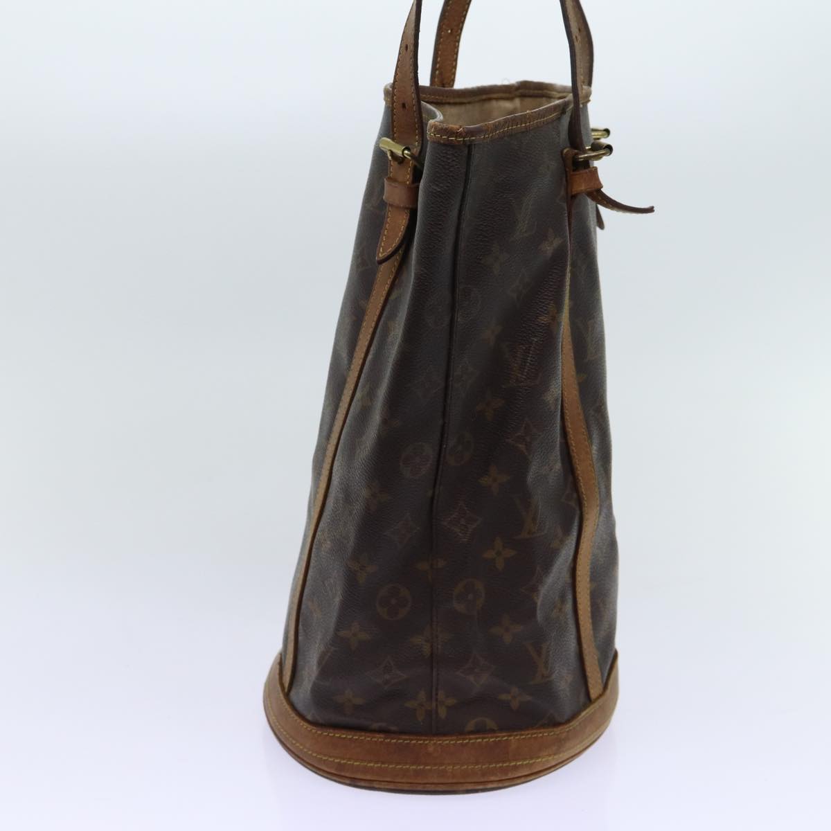 LOUIS VUITTON Monogram Bucket GM Shoulder Bag M42236 LV 69938