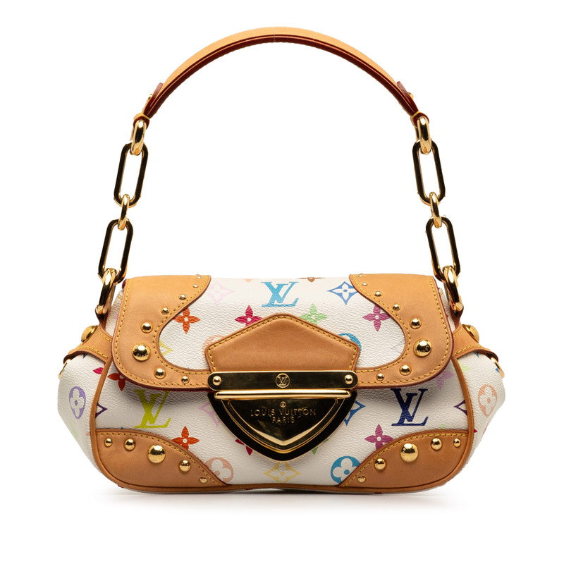Louis Vuitton Multicolor Marilyn Handbag M40127 Bronze White PVC Leather  Louis Vuitton