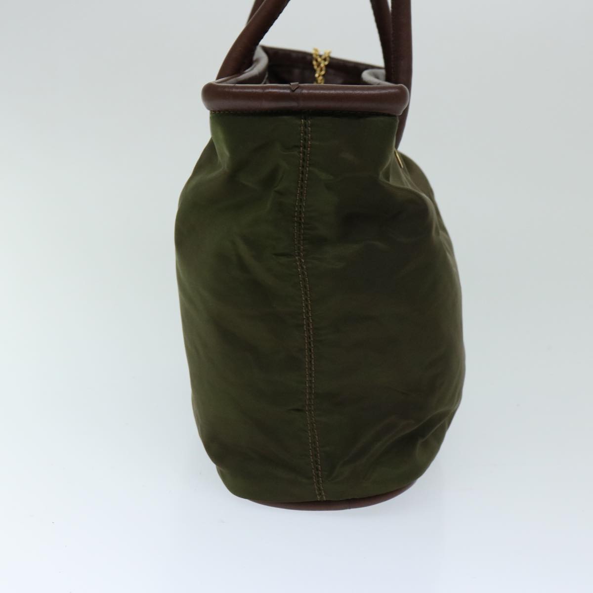Luxury PradaHand Bag Nylon Khaki 69940