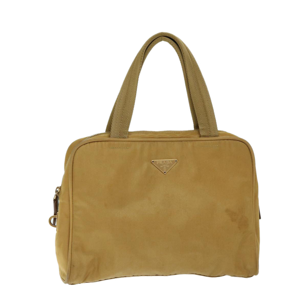 Luxury PradaHand Bag Nylon Beige 69941