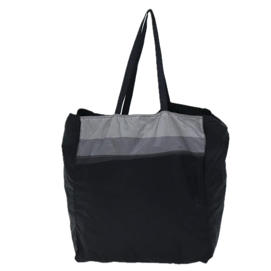 Luxury PradaTote Bag Nylon Black Gray 69946