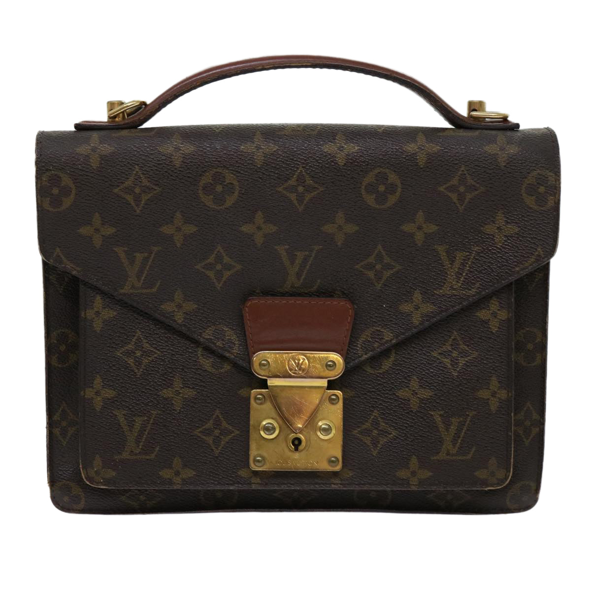 LOUIS VUITTON Monogram Monceau 26 Shoulder Bag 2way M51187 LV 69987
