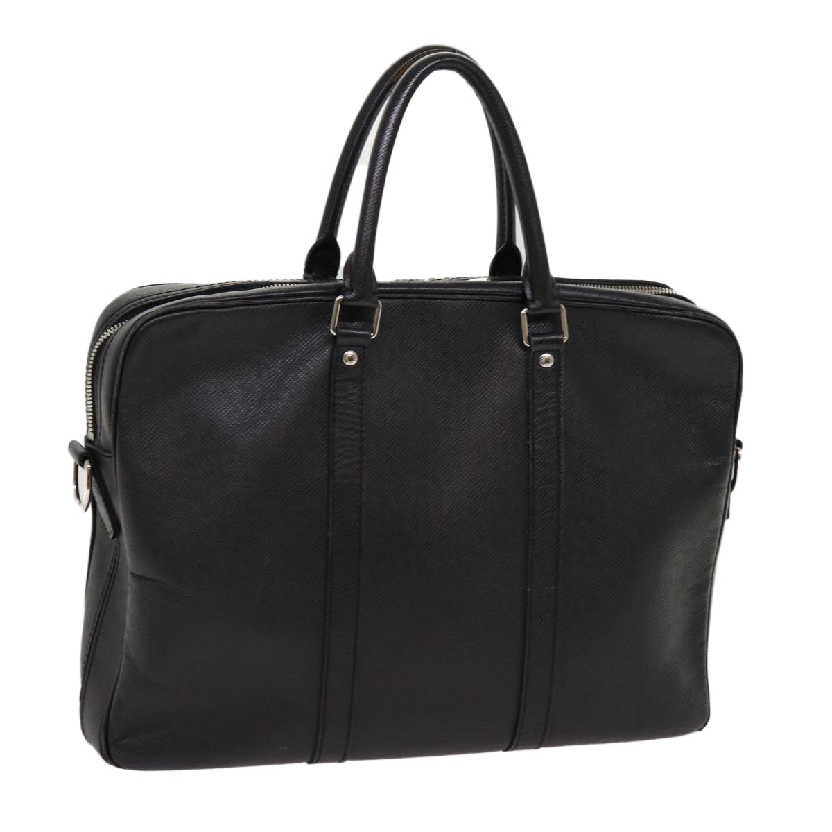 LOUIS VUITTON Taiga Porte Documents Voyage Business Bag Noir M30925 69997