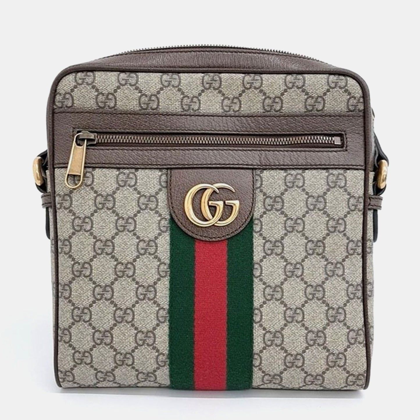 Luxury Gucci Trending 2025 Canvas Brown Ophidia GG Small Messenger Bag