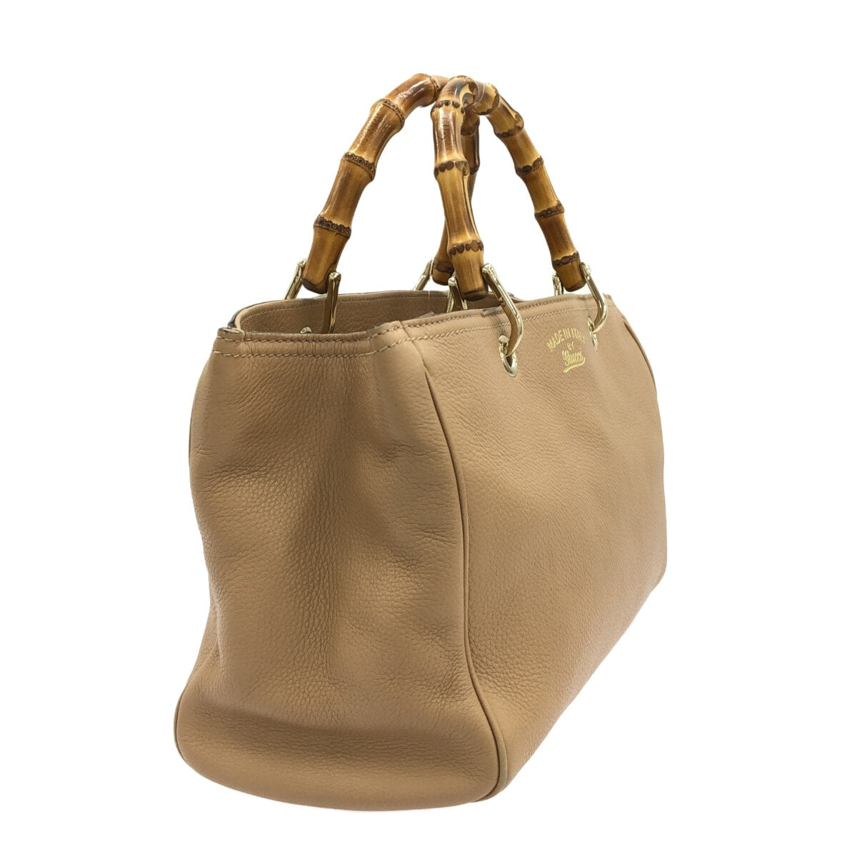 Gucci Bamboo  Leather Tote Bag ()