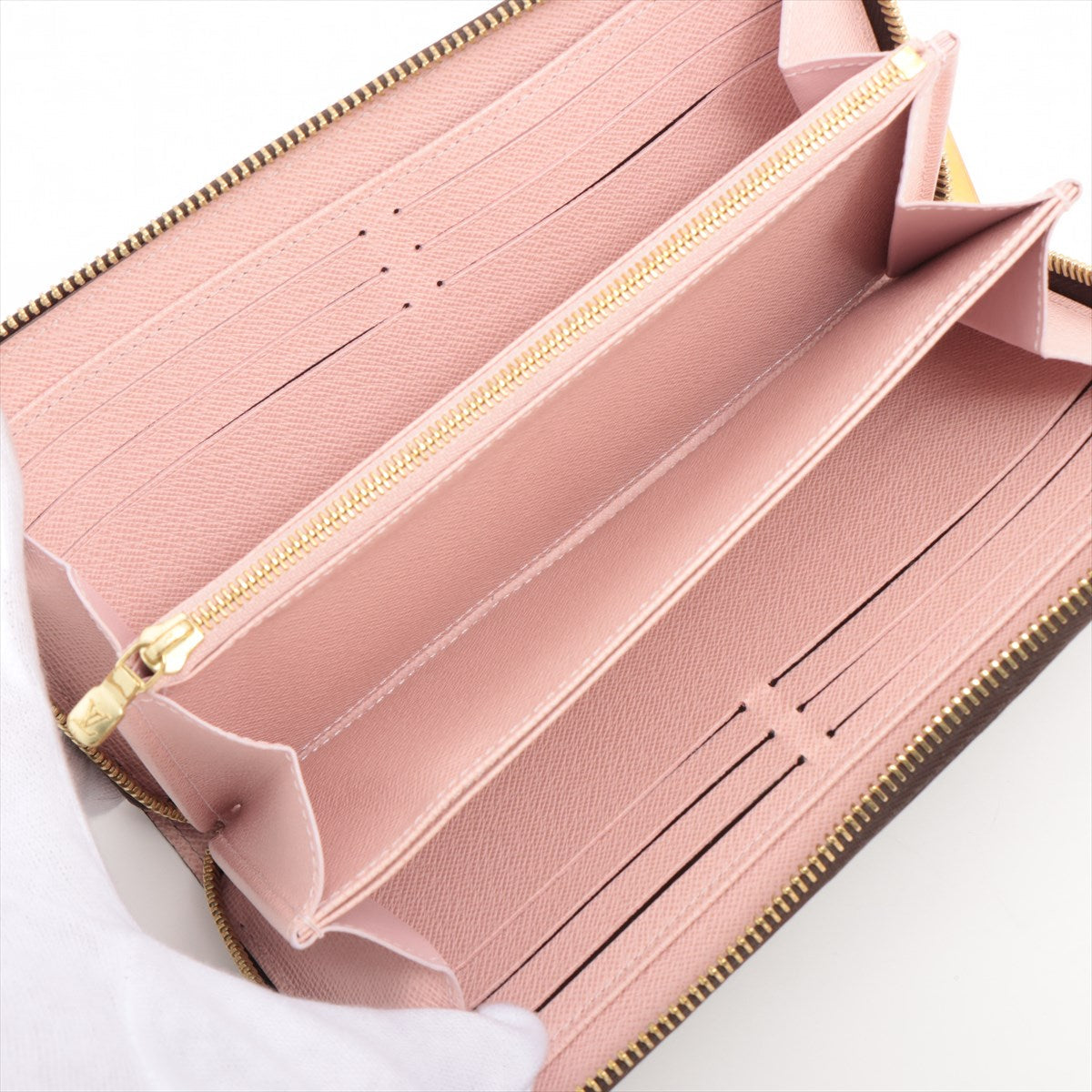Louis Vuitton Monogram  Wallet M41894 Rose Valerie Round Zip Wallet