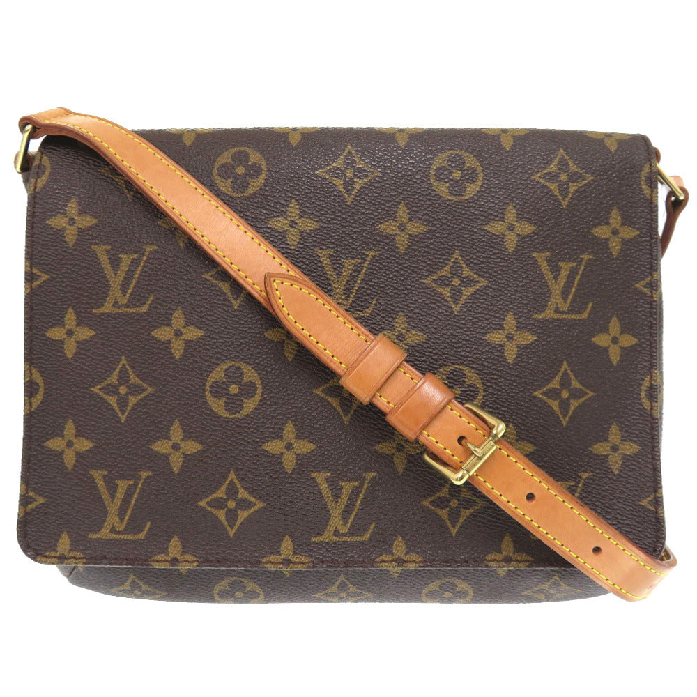 LOUIS VUITTON Shoulder Bag M51257 Monogram canvas Brown Monogram Musette Tango Short Strap