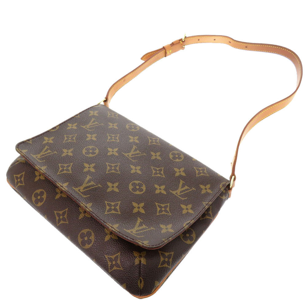 LOUIS VUITTON Shoulder Bag M51257 Monogram canvas Brown Monogram Musette Tango Short Strap