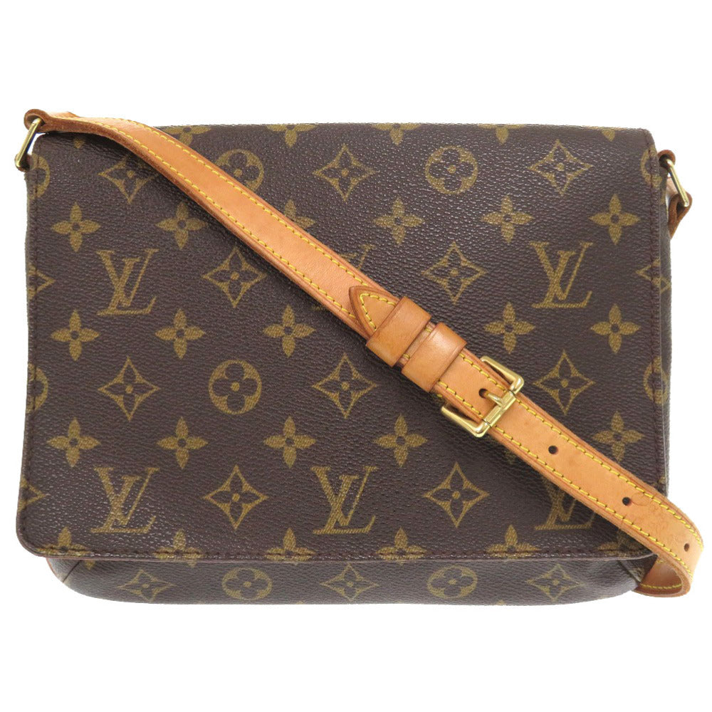 LOUIS VUITTON Shoulder Bag M51257 Monogram canvas Brown Monogram Musette Tango Short Strap