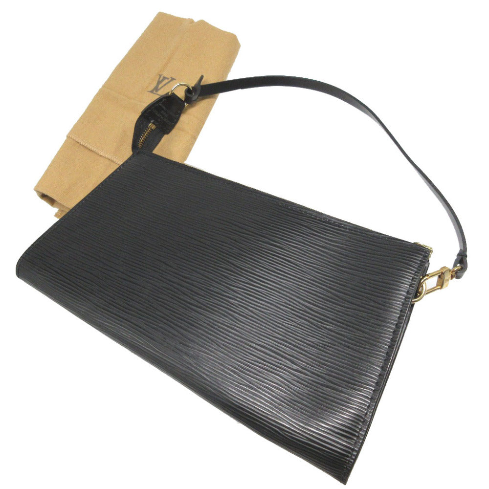 LOUIS VUITTON Pouch M52942 Epi Leather Noir Epi Pochette Accessoires