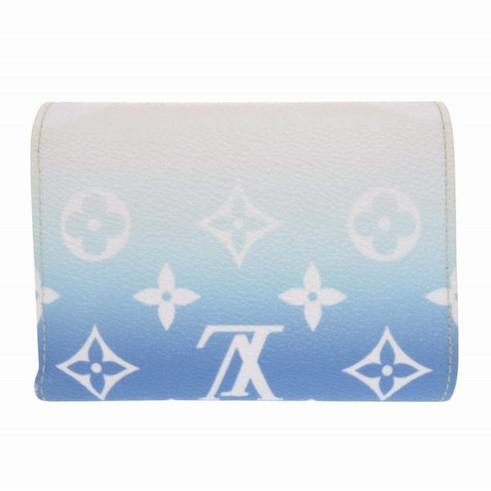 LOUIS VUITTON Tri-fold wallet M80387 Monogram canvas blue By the Pool Collection Portefeuille Victorine