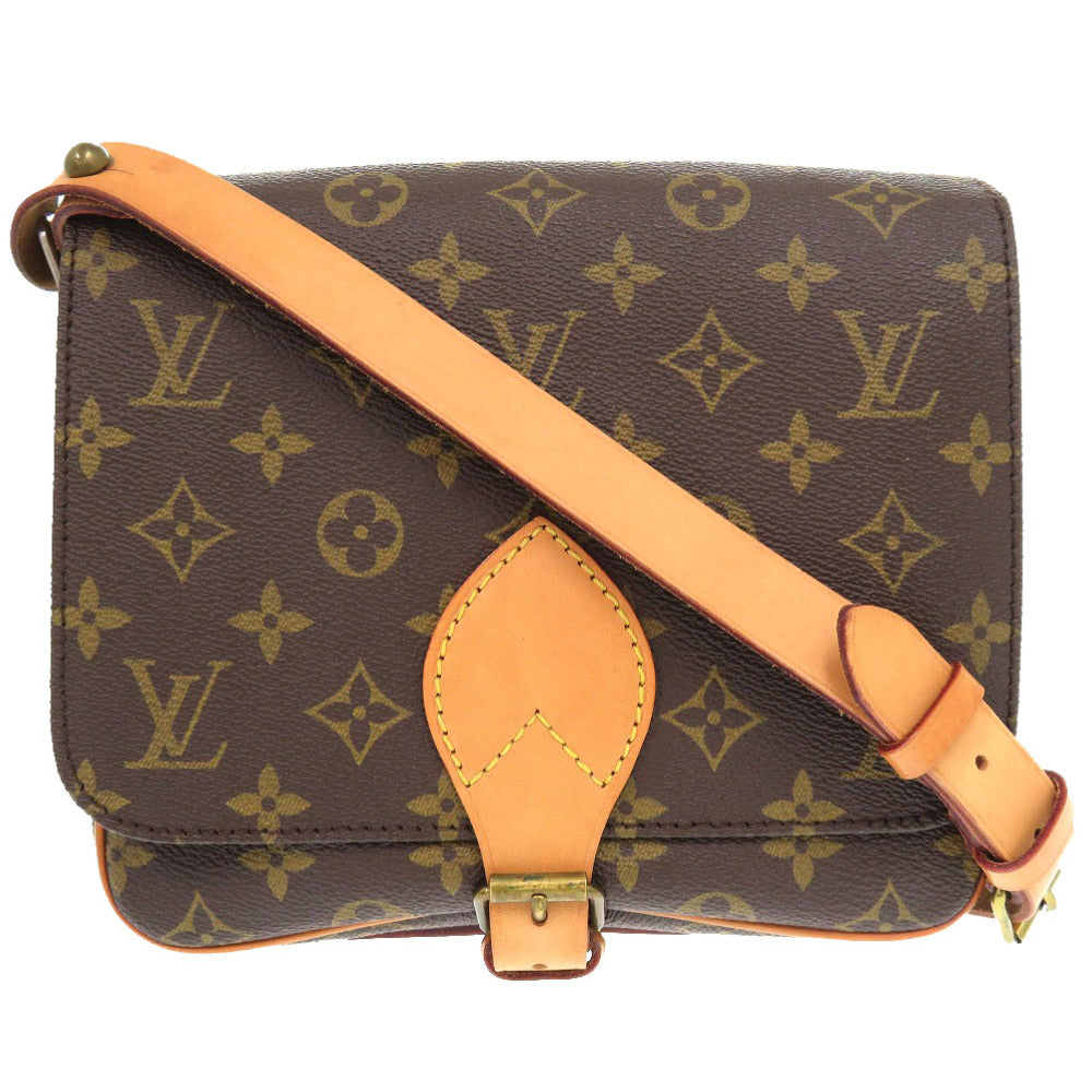 LOUIS VUITTON Shoulder Bag M51253 Monogram canvas Brown Monogram Cartouchiere 22