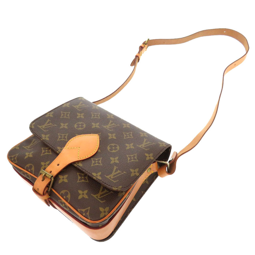 LOUIS VUITTON Shoulder Bag M51253 Monogram canvas Brown Monogram Cartouchiere 22
