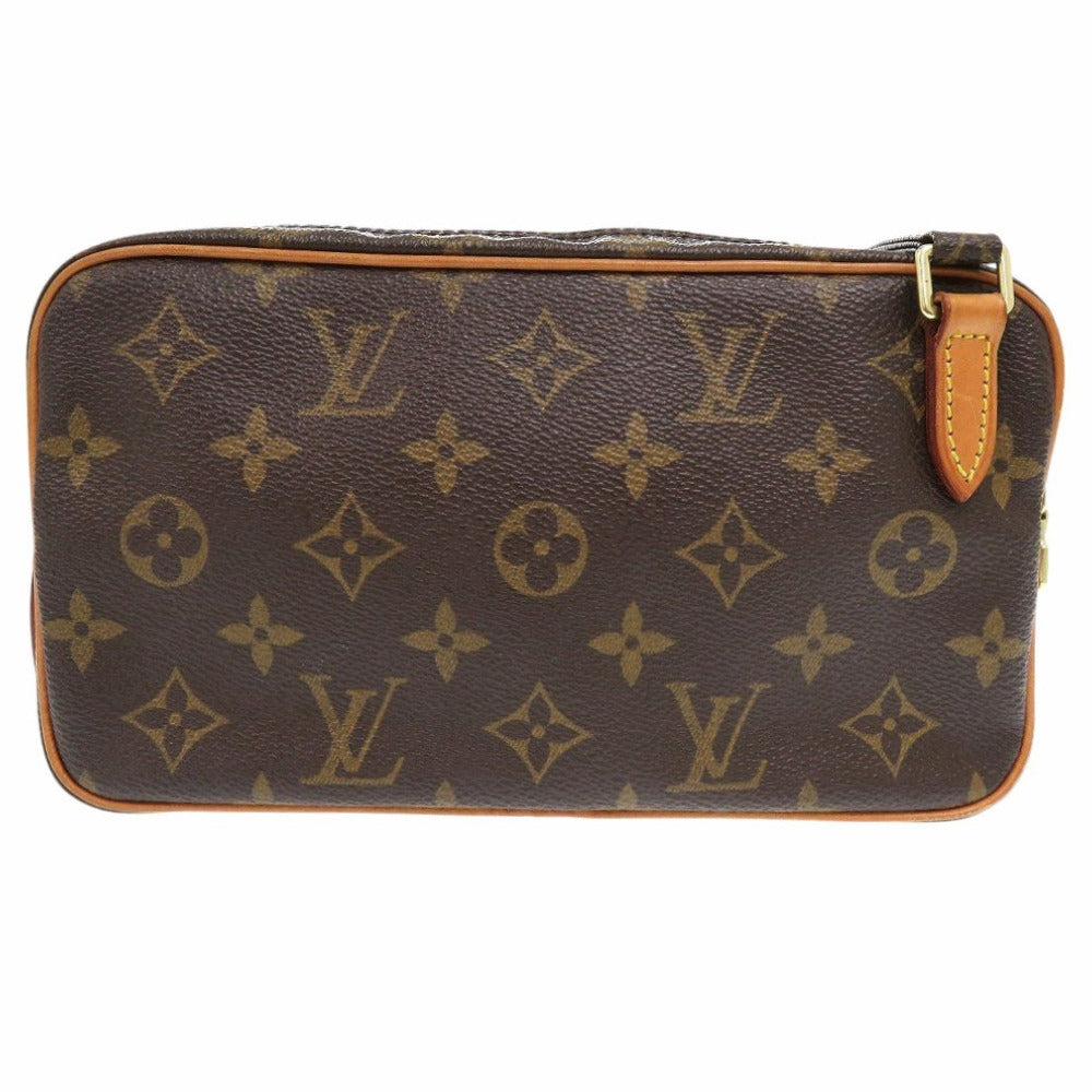 LOUIS VUITTON Shoulder Bag M51828 Monogram canvas Brown Monogram Marley Bandouliere