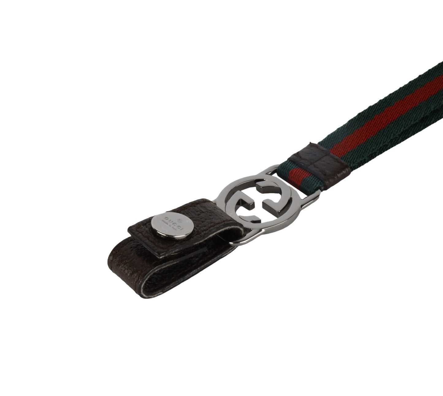 Luxury Gucci Trending 2025 Web Canvas Keychain - '00s