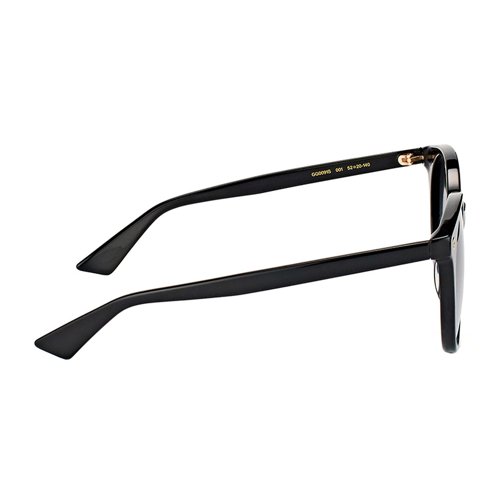 Gucci  GG 0091S 001 Womens Oval Sunglasses