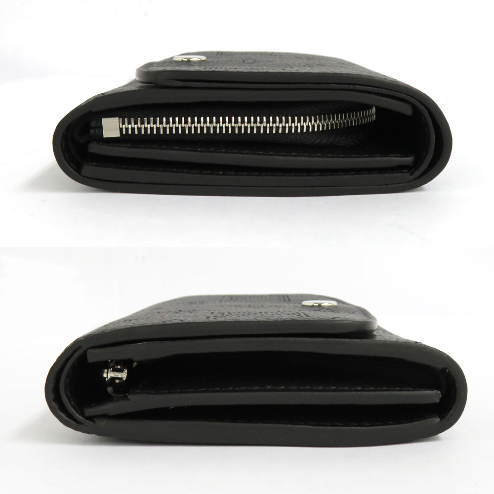 Louis Vuitton Portefolio Illis Compact M62540 Machina Monogram Noir Black Silver  Two Fold Wallet Leather