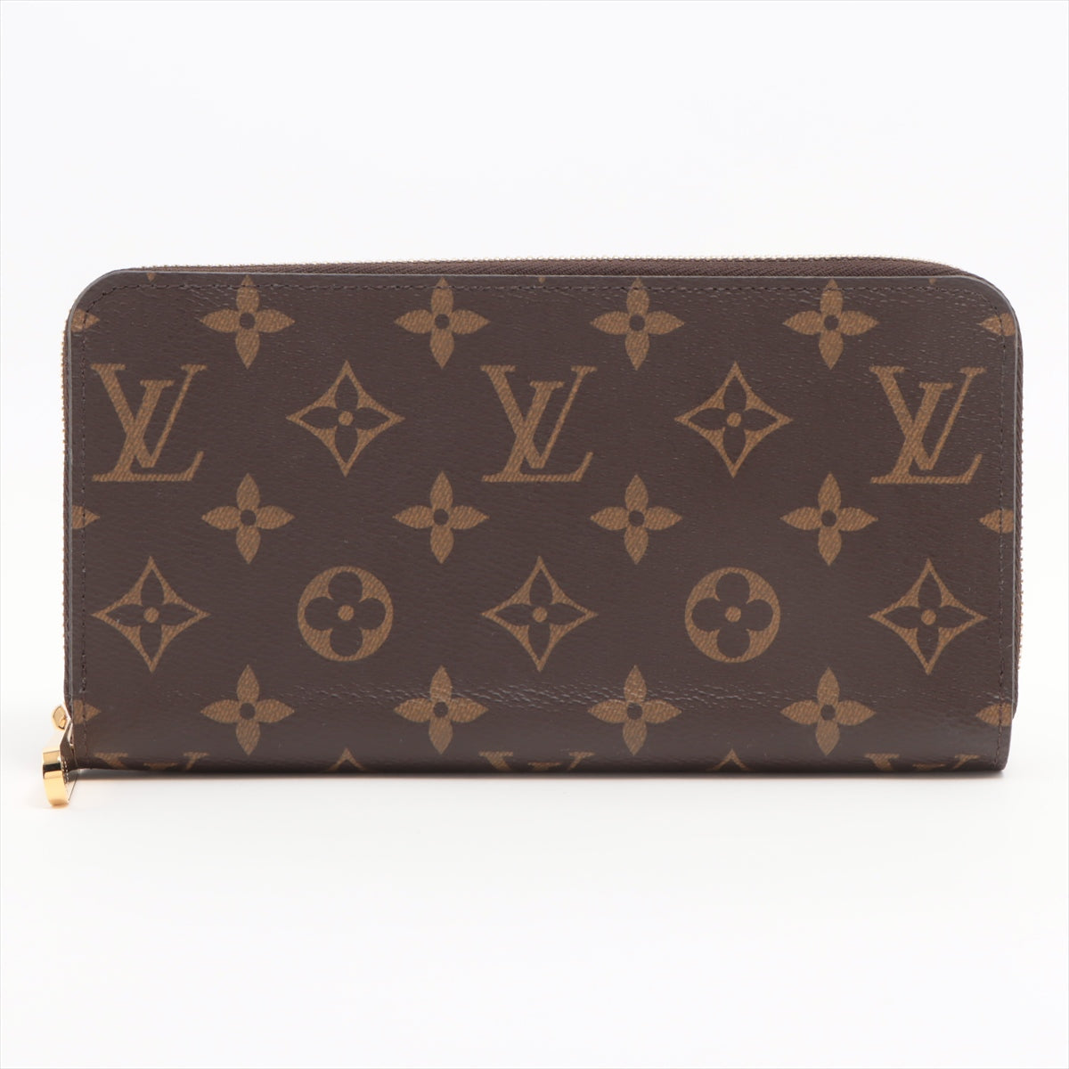 Louis Vuitton Monogram Zippyr Wallet M42616 Brown Round Zipper Wallet